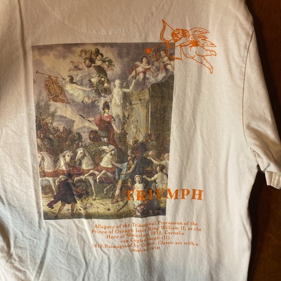 LARGE CACTUS MAN TSHIRT. ITS A LITTLE TIGHT ON ME SO HERE IT IS! - Picture 4 of 6